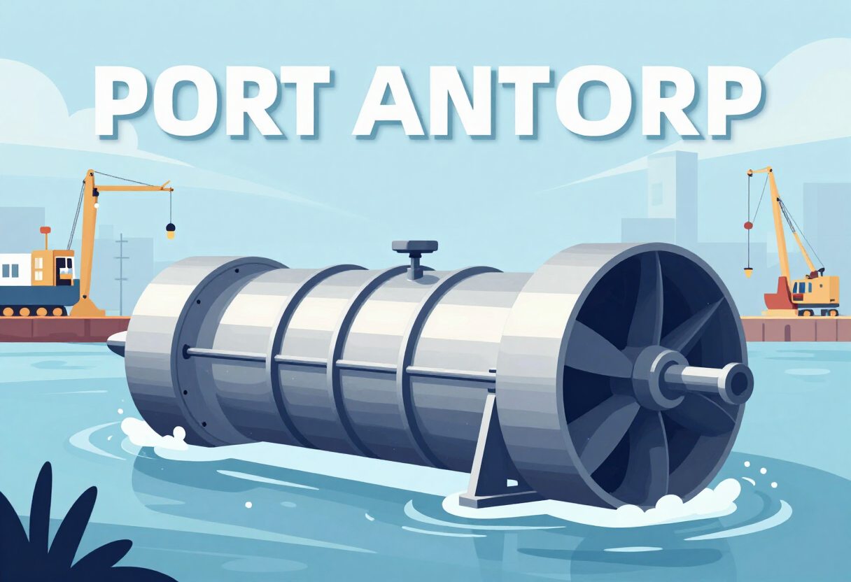Port of Antwerp-Bruges installs hydro turbine at Kallo Lock