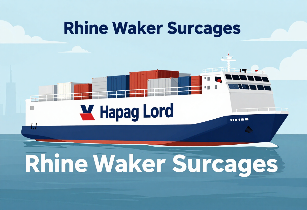 Hapag-Lloyd revises Rhine low water surcharges