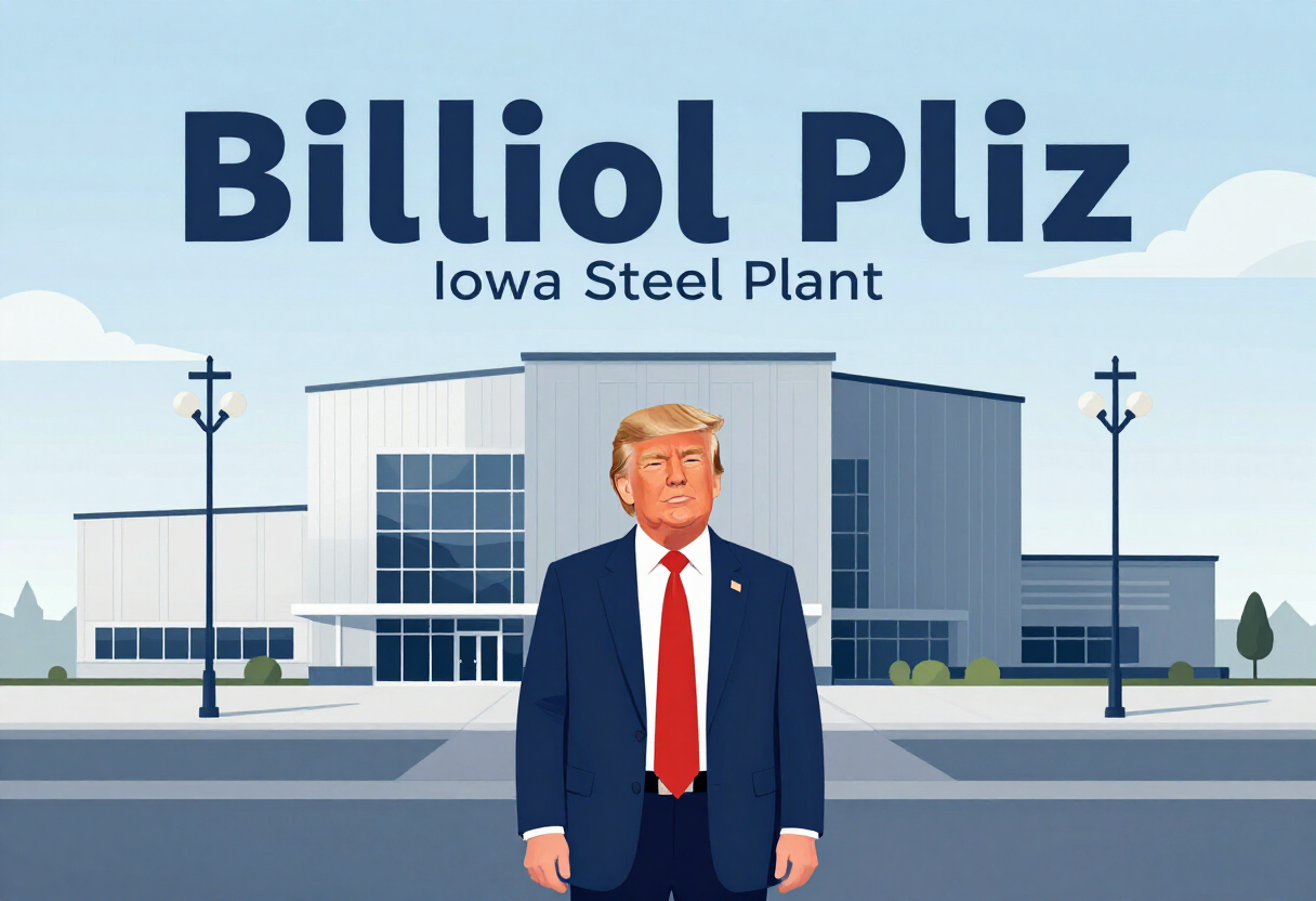 Trump announces $15 billion Iowa steel plant, building US supply chain from mine to mill - KATU