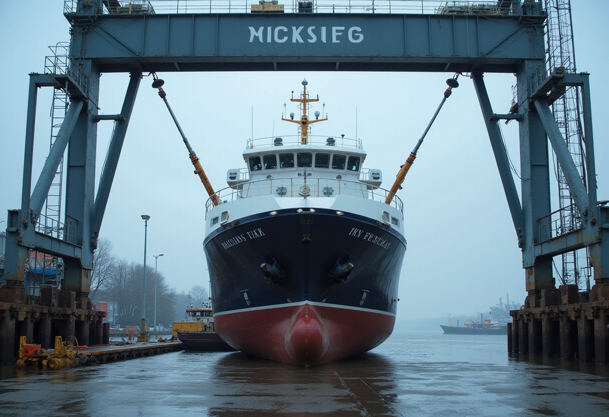 Ship launching and hauling facility opens at port of Corigliano