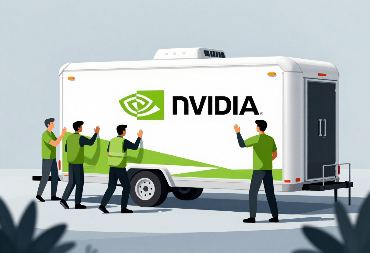 Thieves stole an Nvidia-branded trailer filled with nothing but 20,000 pounds of sand - Business Insider
