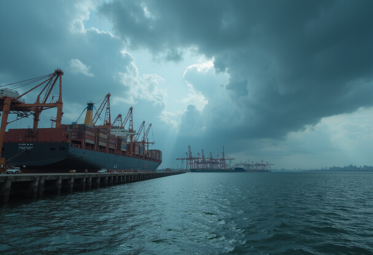 Global ports caught in a perfect storm