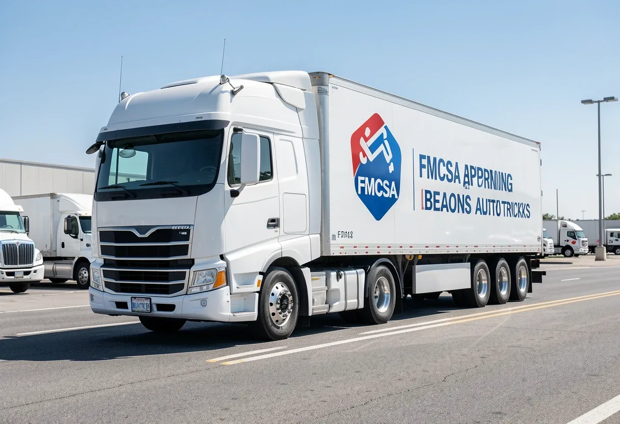 FMCSA approves warning beacons for autonomous trucks - Transport Topics