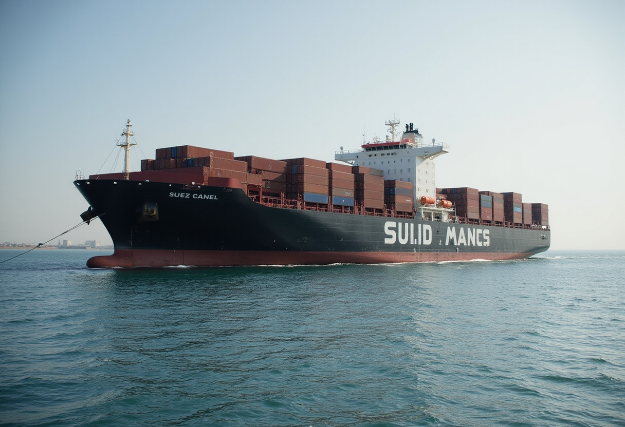 Suez Canal container ship transits exceed half of pre-crisis levels