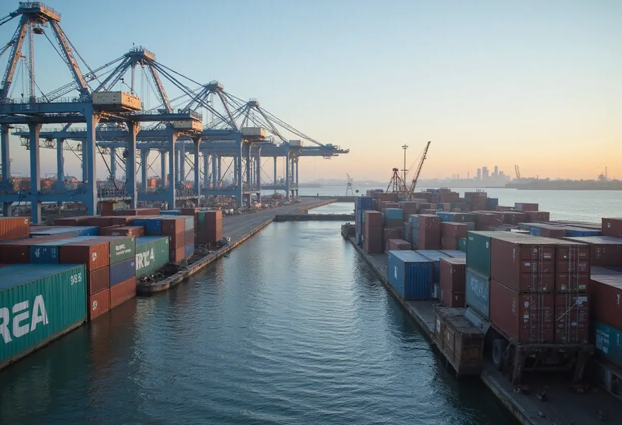 Container Surge Continues At The Port Of Long Beach